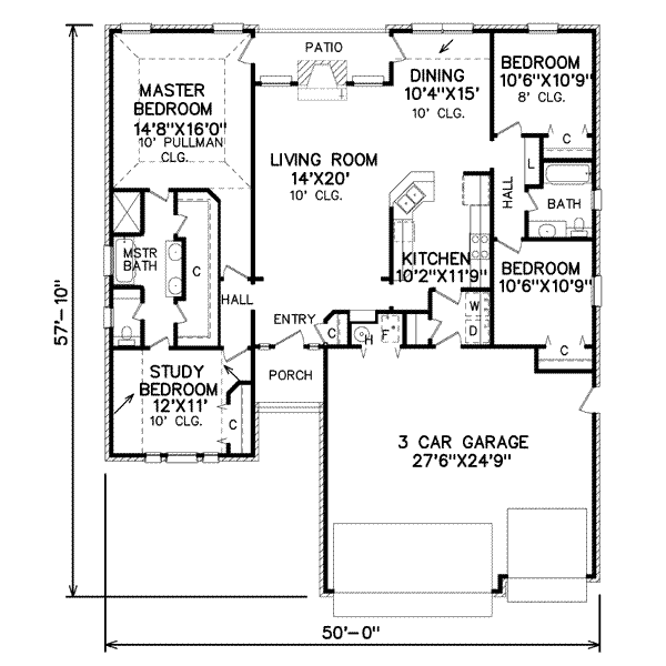 main floor house blueprint