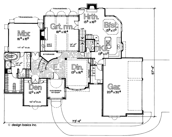 main floor house blueprint