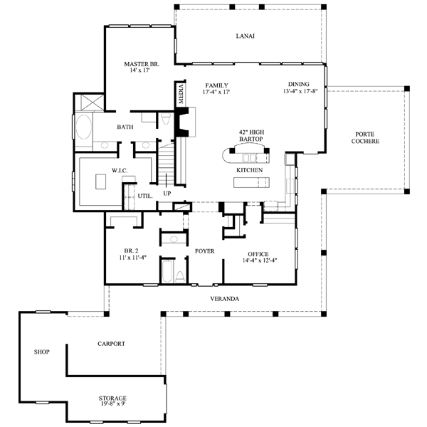 main floor house blueprint