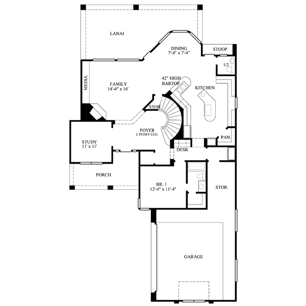 main floor house blueprint
