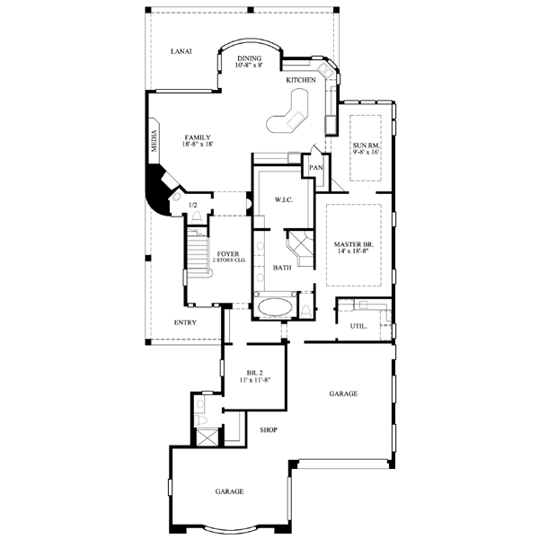 main floor house blueprint