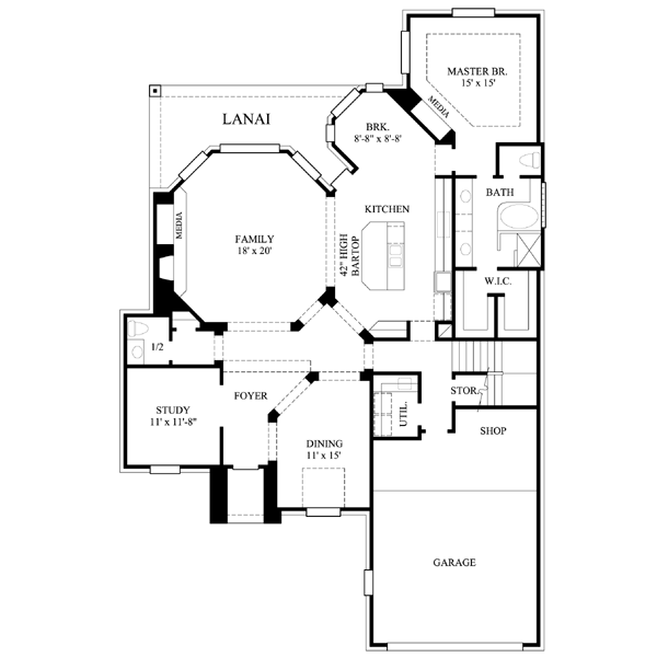 main floor house blueprint