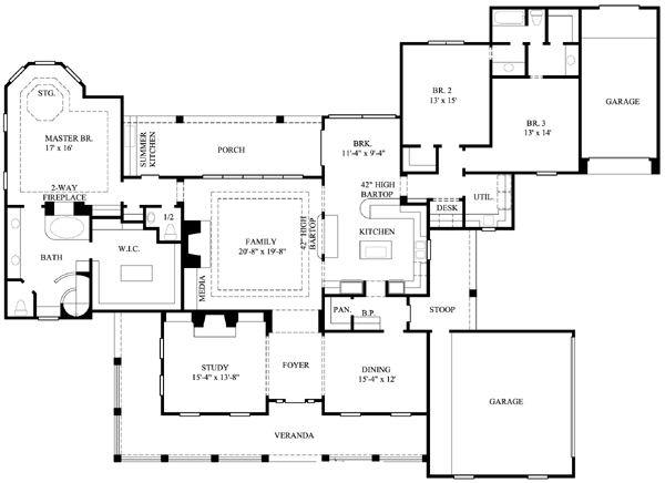 main floor house blueprint