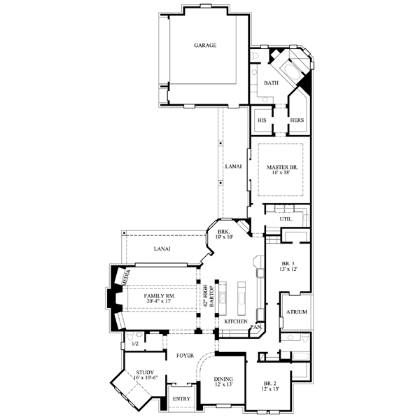 main floor house blueprint