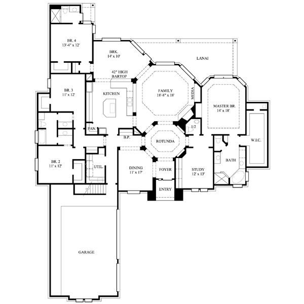 main floor house blueprint