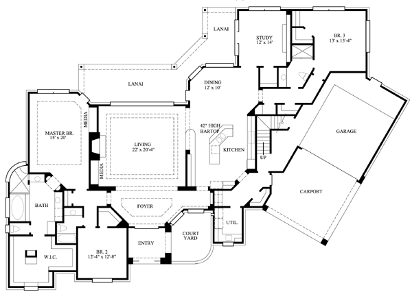 main floor house blueprint
