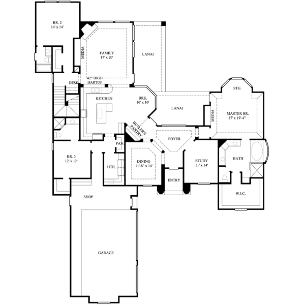 main floor house blueprint