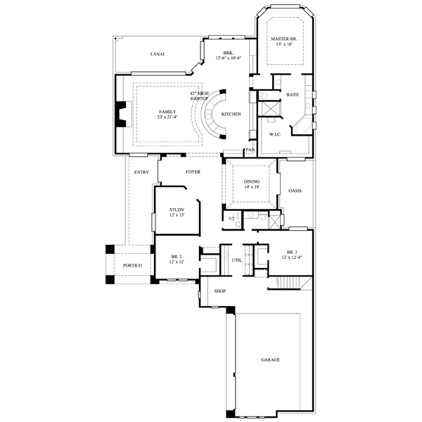main floor house blueprint