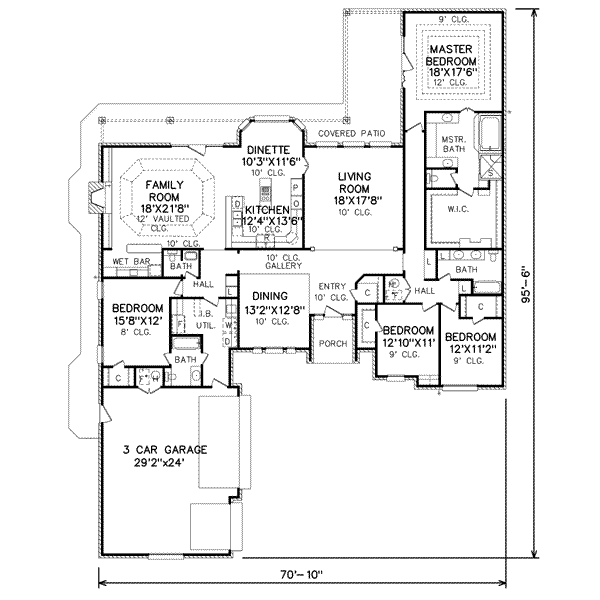 main floor house blueprint