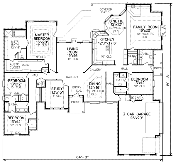 main floor house blueprint