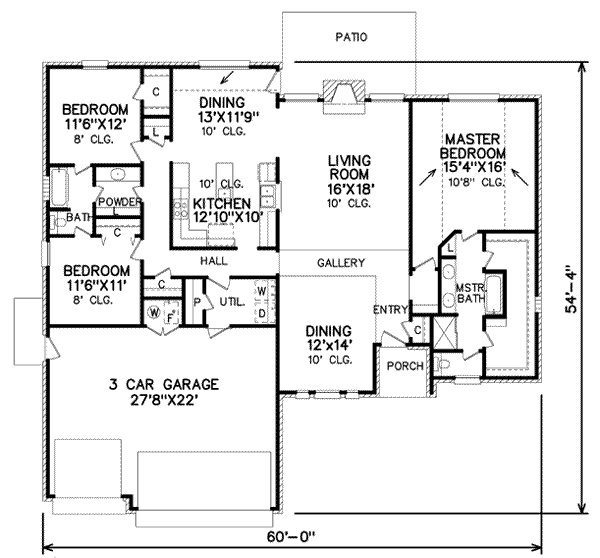 main floor house blueprint