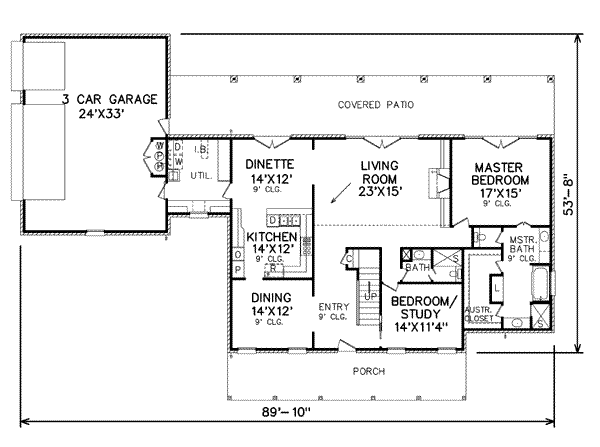main floor house blueprint