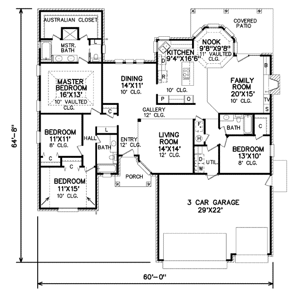 main floor house blueprint