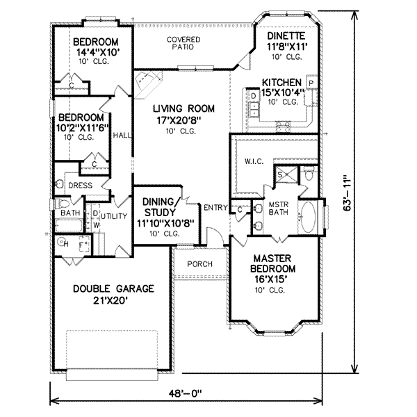 main floor house blueprint
