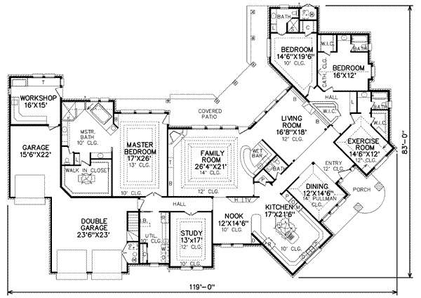 main floor house blueprint