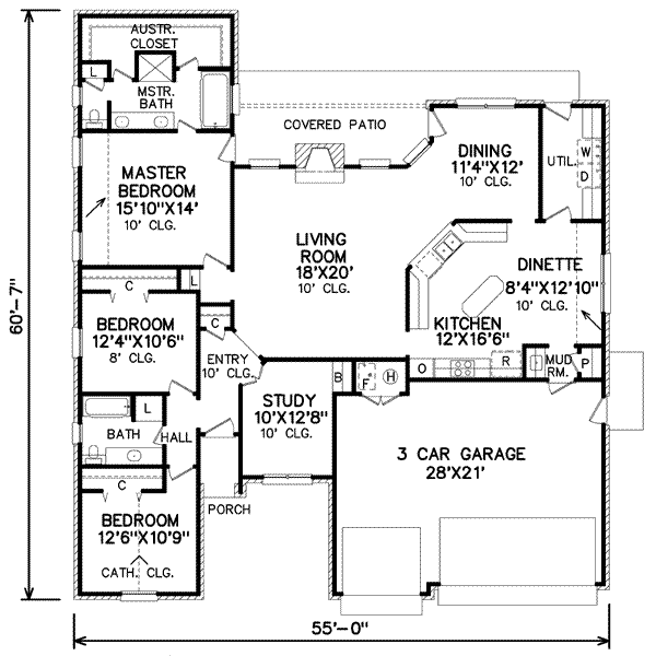 main floor house blueprint