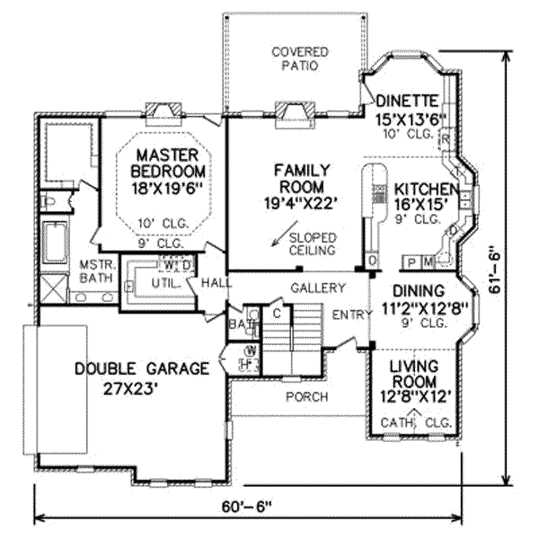 main floor house blueprint
