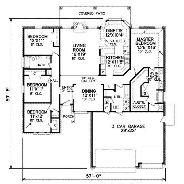 main floor house blueprint