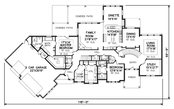 main floor house blueprint