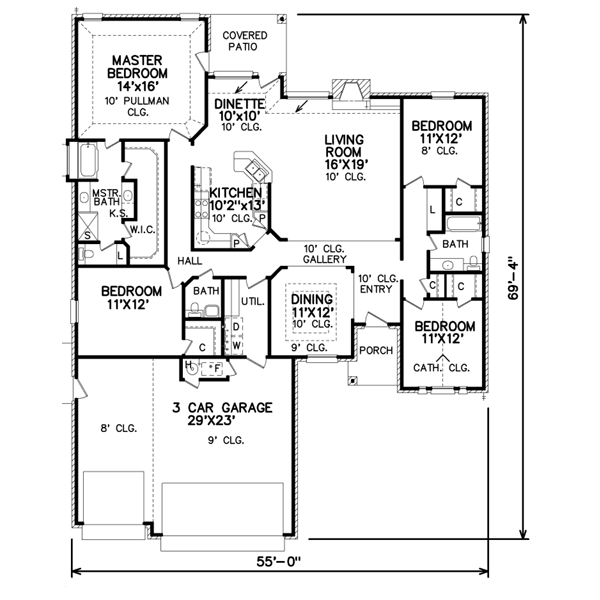 main floor house blueprint
