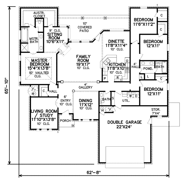 main floor house blueprint