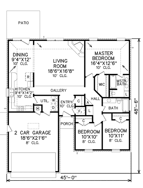 main floor house blueprint