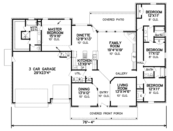 main floor house blueprint