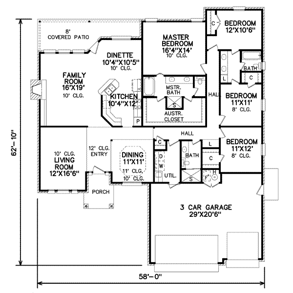 main floor house blueprint
