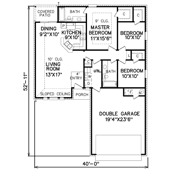 main floor house blueprint