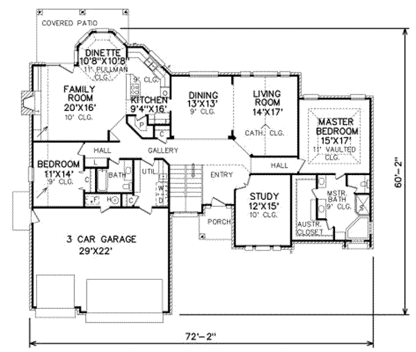 main floor house blueprint