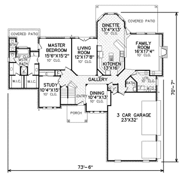 main floor house blueprint