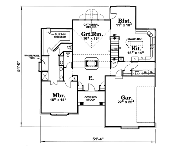 main floor house blueprint