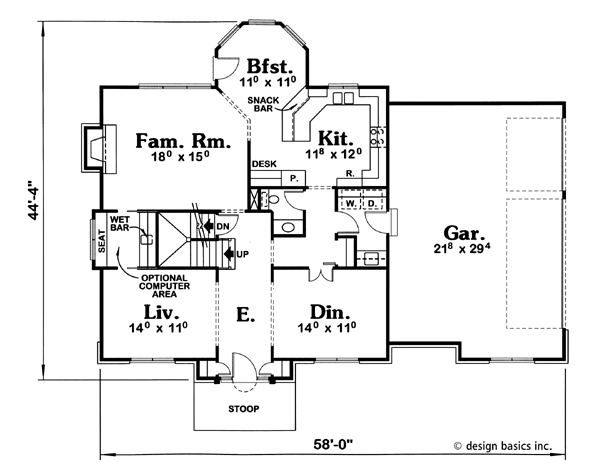 main floor house blueprint