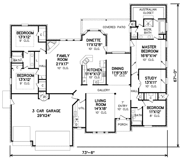 main floor house blueprint