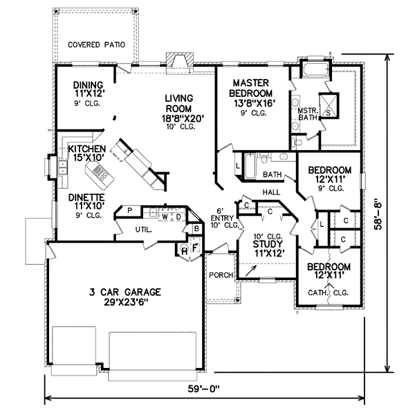 main floor house blueprint