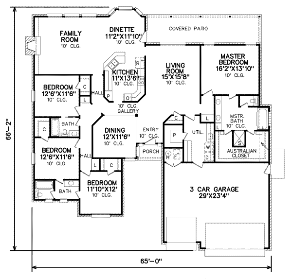 main floor house blueprint