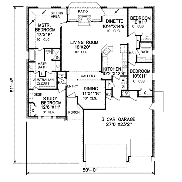 main floor house blueprint