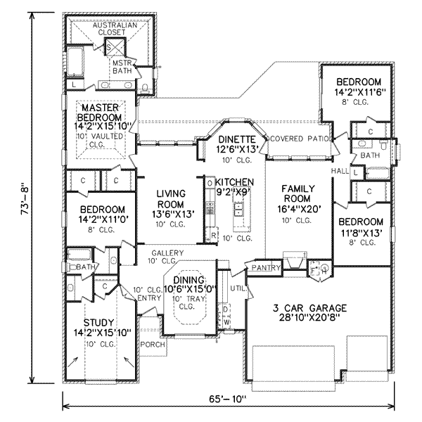 main floor house blueprint