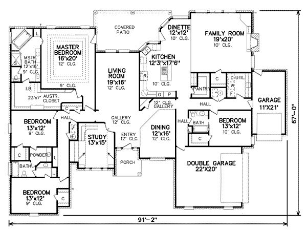 main floor house blueprint