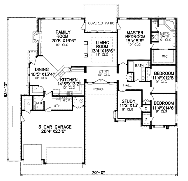main floor house blueprint