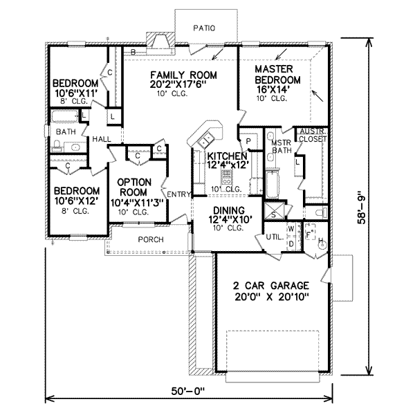 main floor house blueprint