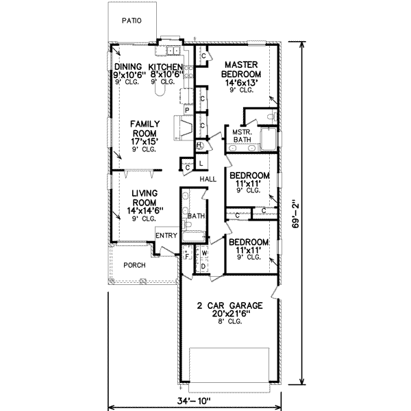 main floor house blueprint