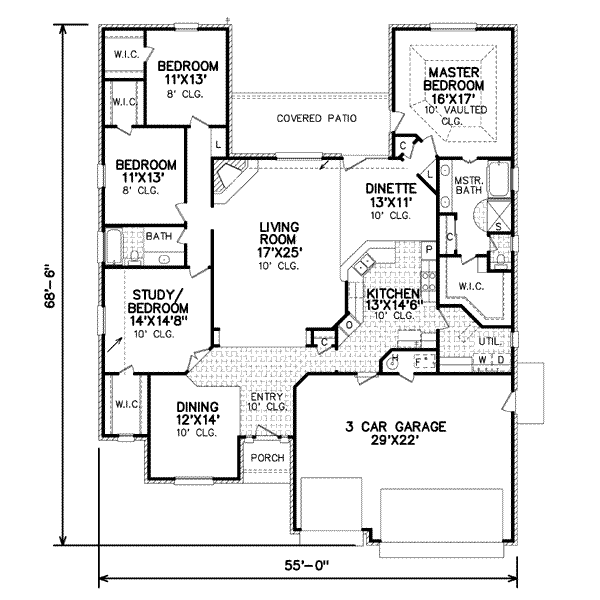 main floor house blueprint