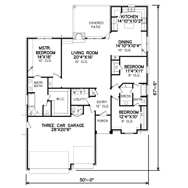 main floor house blueprint