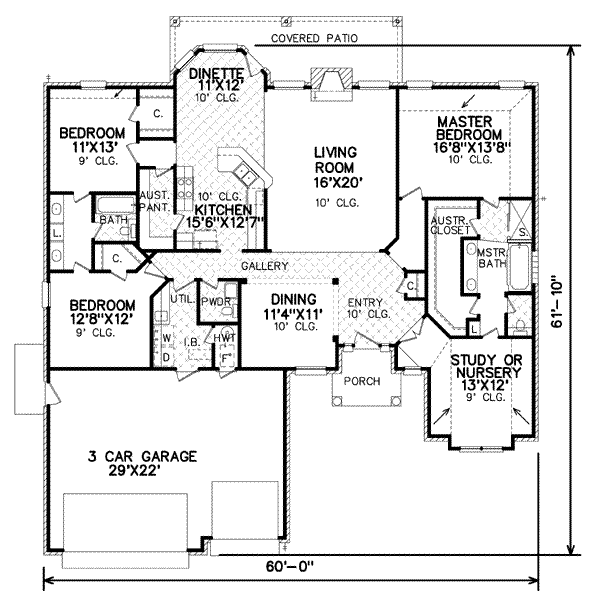 main floor house blueprint