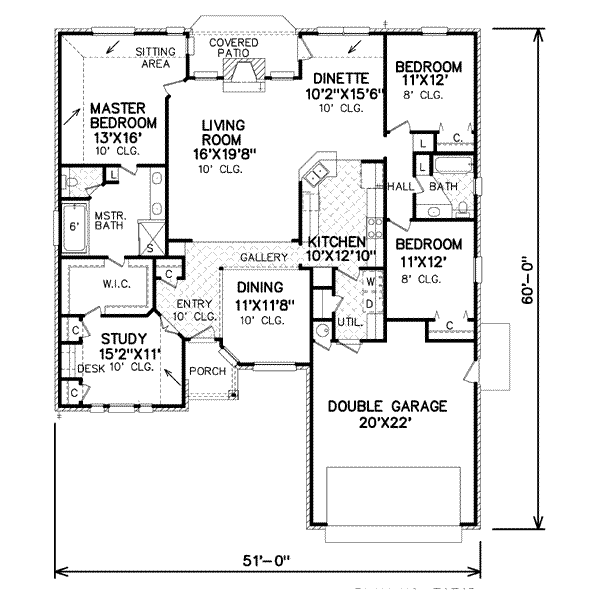main floor house blueprint
