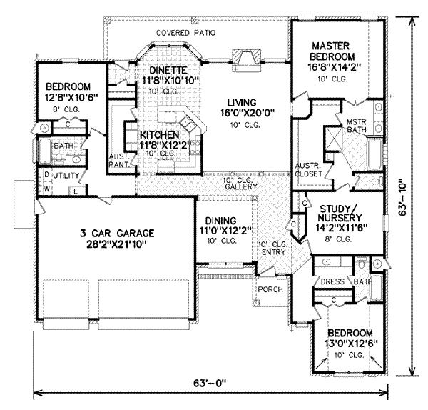 main floor house blueprint