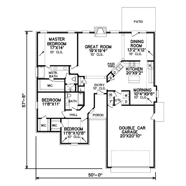 main floor house blueprint