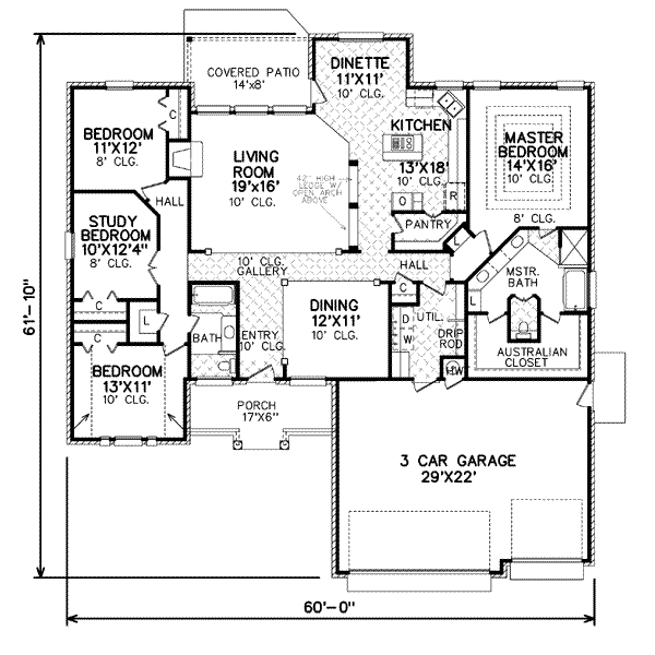 main floor house blueprint