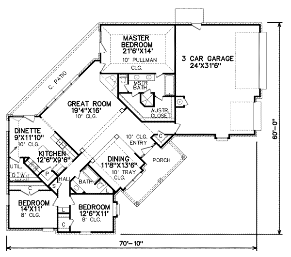 main floor house blueprint